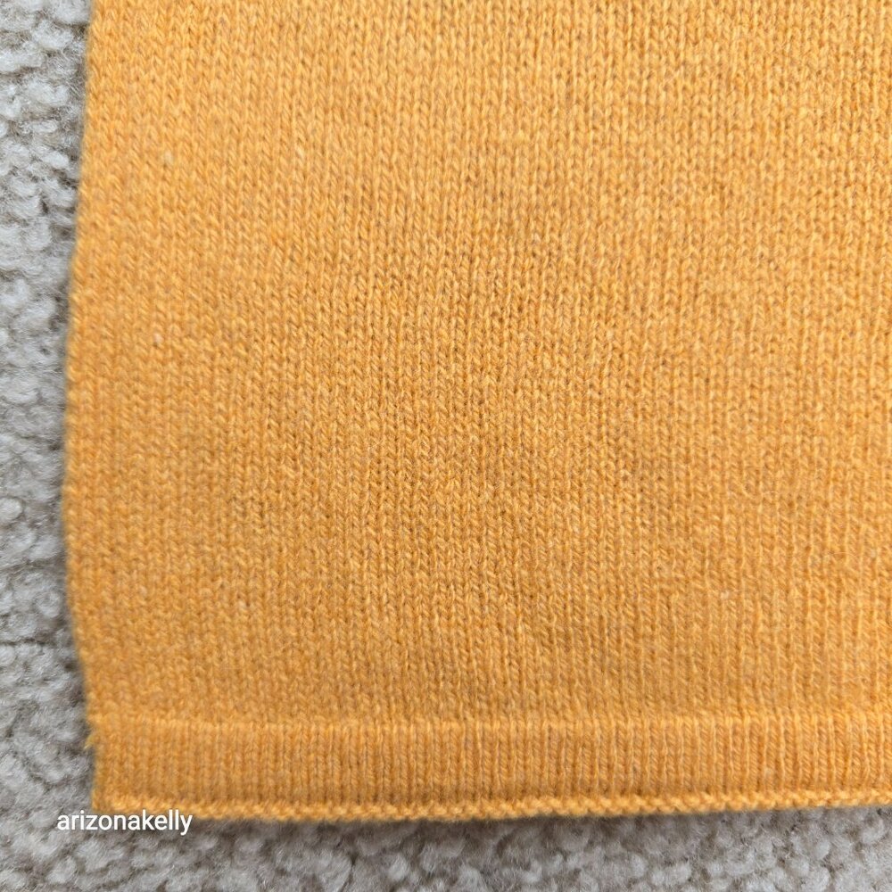 NWOT Everlane Cashmere Scarf Yellow Marigold - Picture 3 of 12